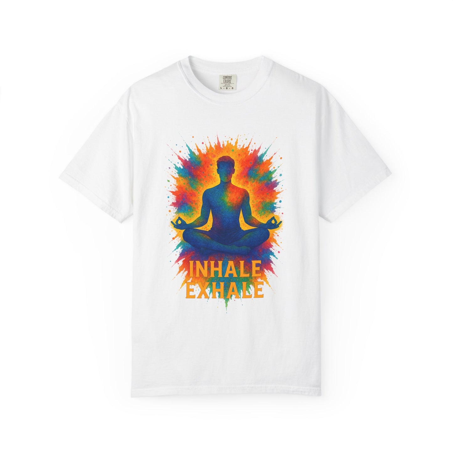 "Inhale Exhale" Mindfulness Tee | Yoga & Meditation Gift, Bohemian Style Shirt