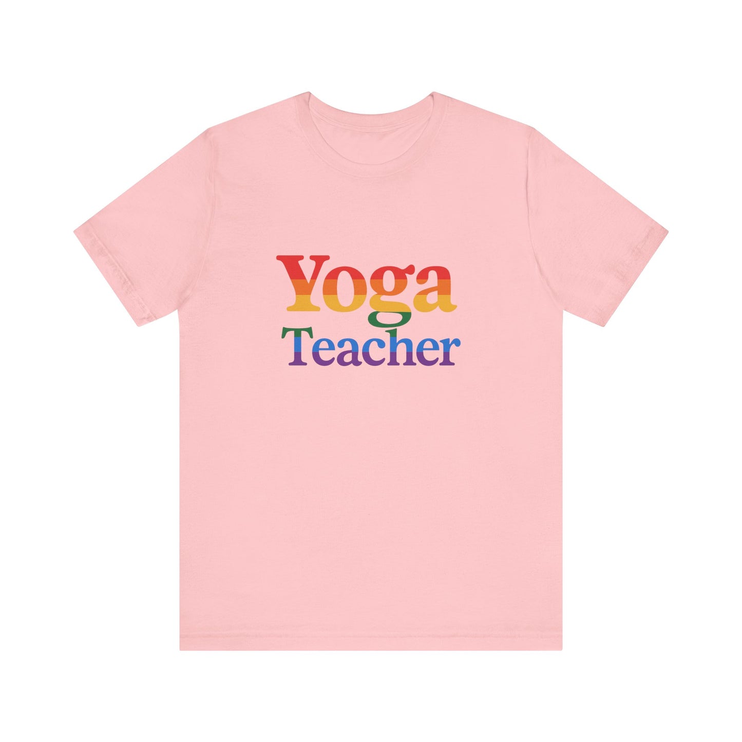 Yoga Teacher Short Sleeve Tee | Gift for Yoga Instructors, Wellness Apparel, Relaxed Fit Shirt, Yoga Lover Gifts, Summer Casual Wear