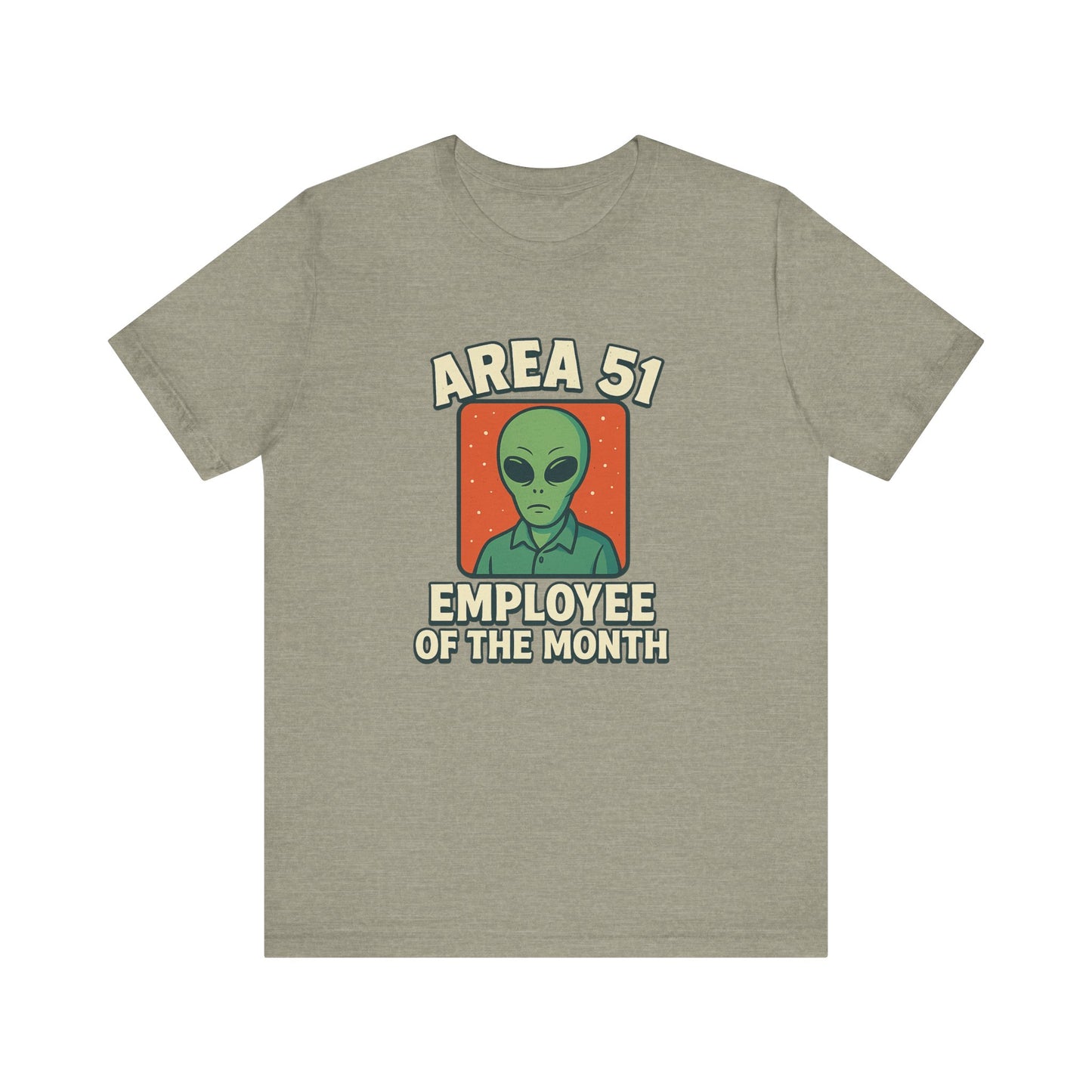 Area 51 Employee of the Month T-Shirt | Funny Alien Graphic Tee