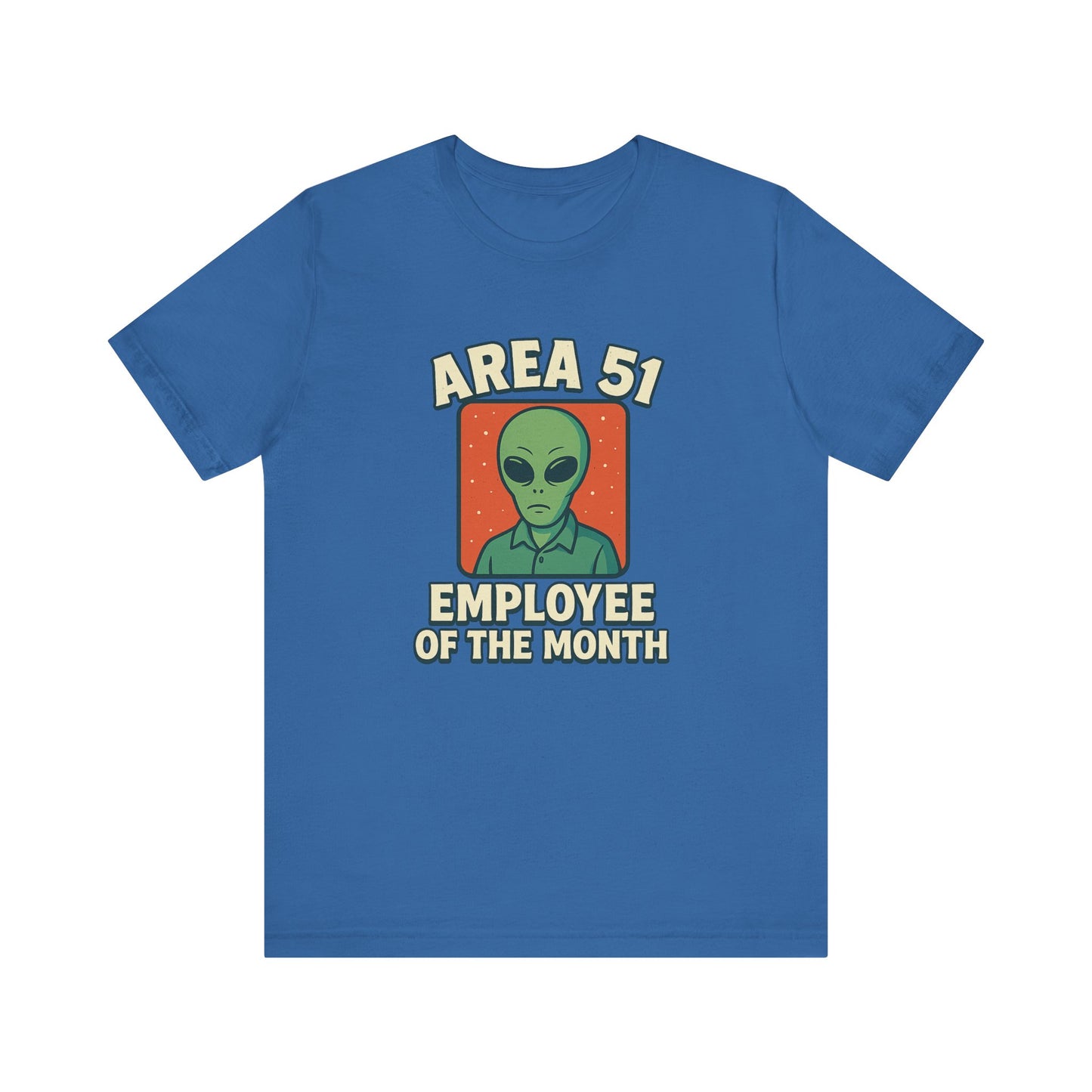 Area 51 Employee of the Month T-Shirt | Funny Alien Graphic Tee