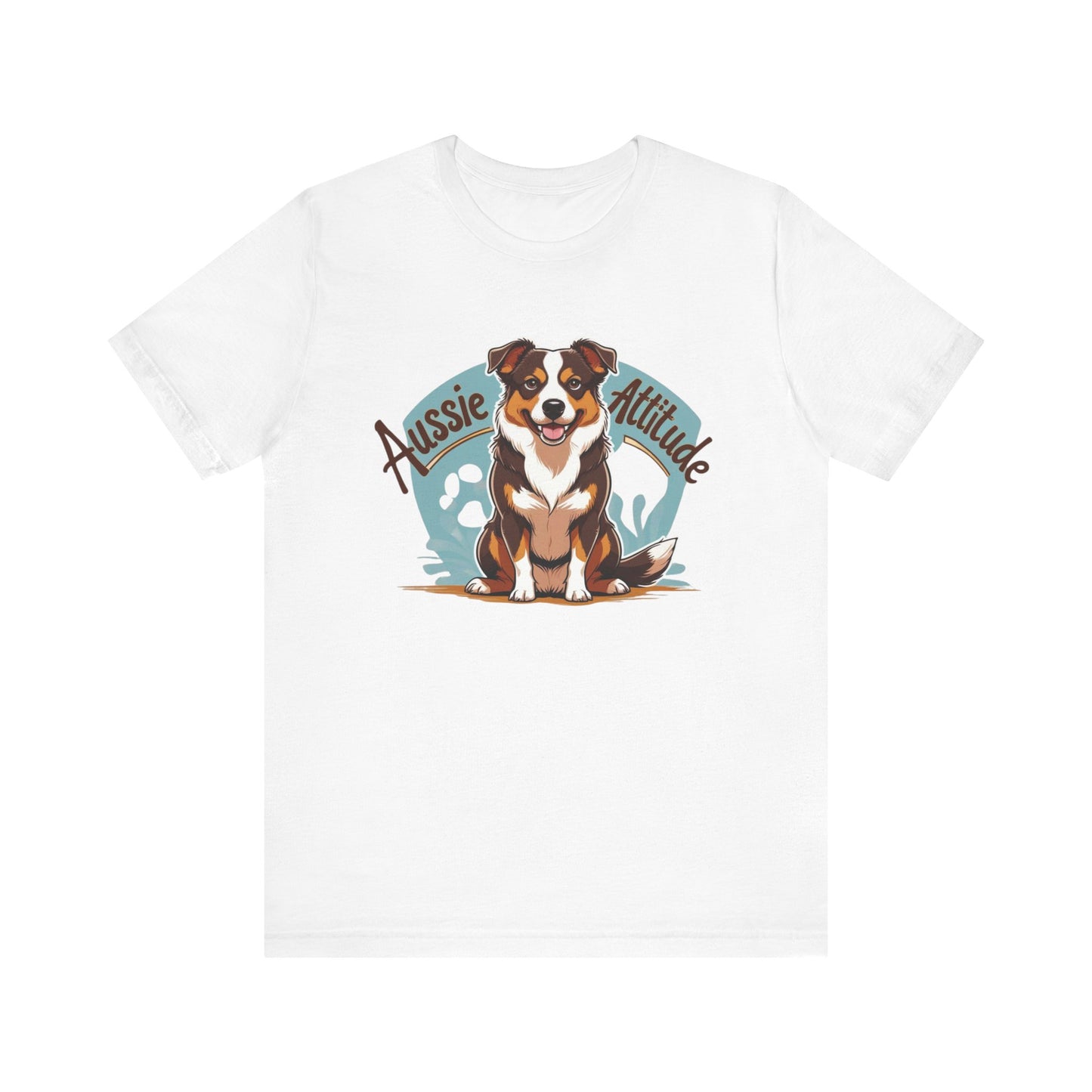 Aussie Attitude Australian Cattle Dog T-Shirt | Blue Heeler Dog Lover Gift, Unisex Pet Owner Tee