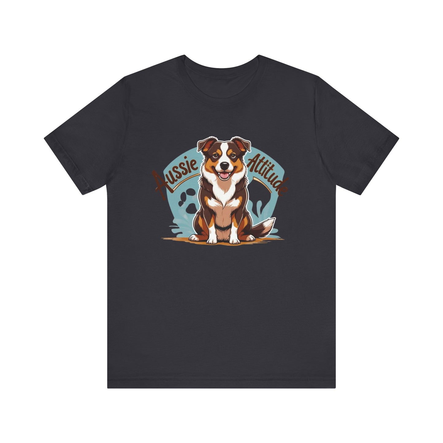 Aussie Attitude Australian Cattle Dog T-Shirt | Blue Heeler Dog Lover Gift, Unisex Pet Owner Tee