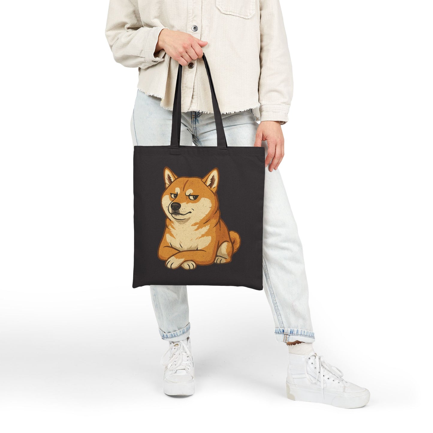 Shiba Inu Canvas Tote Bag | Cute Dog Lover Gift, Eco-Friendly Shopper, Pet Owner Accessory