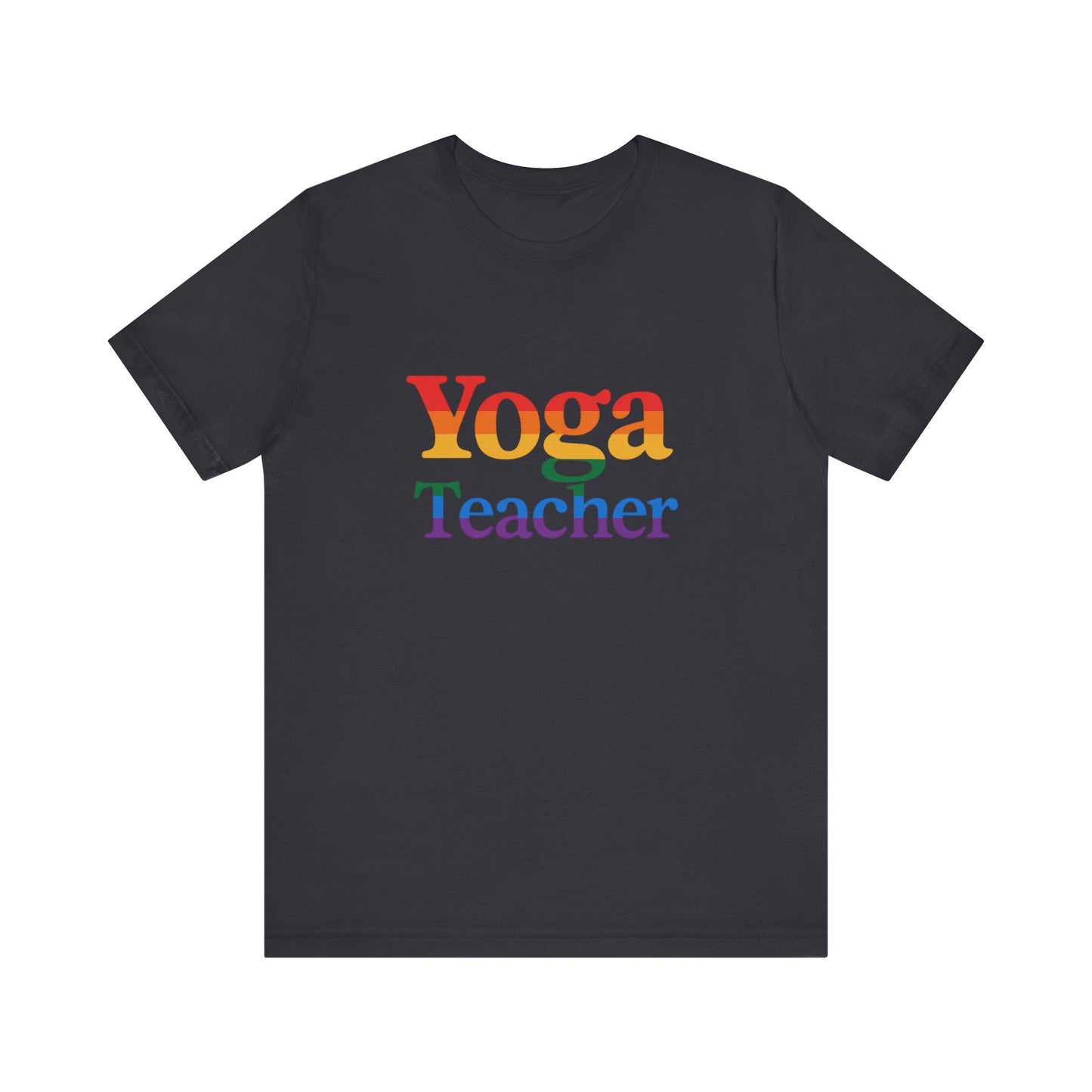Yoga Teacher Short Sleeve Tee | Gift for Yoga Instructors, Wellness Apparel, Relaxed Fit Shirt, Yoga Lover Gifts, Summer Casual Wear