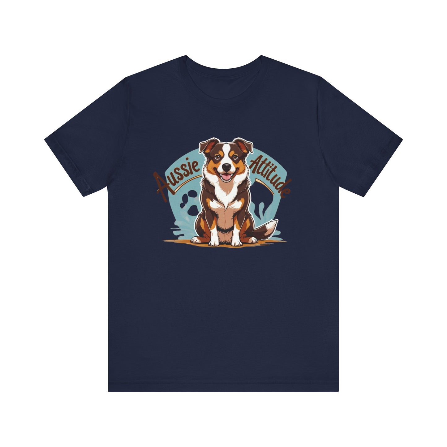 Aussie Attitude Australian Cattle Dog T-Shirt | Blue Heeler Dog Lover Gift, Unisex Pet Owner Tee