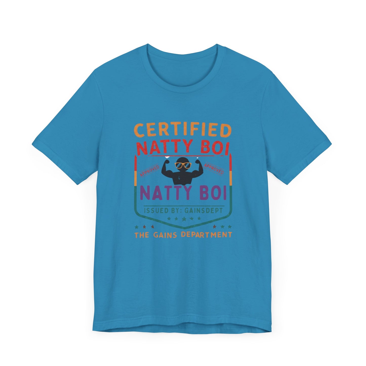 Certified Natty Boi Funny Tee - Unisex Jersey Short Sleeve Shirt