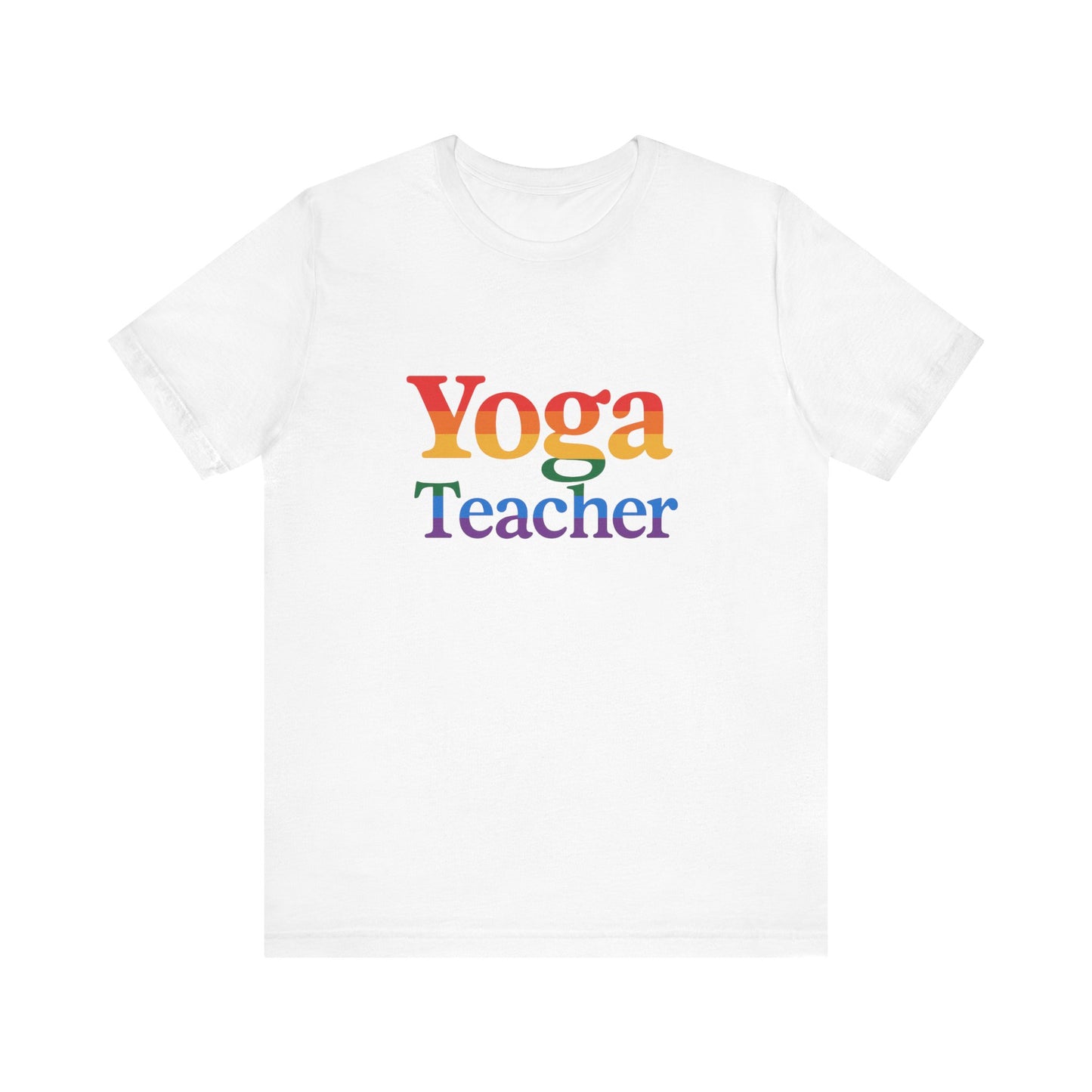 Yoga Teacher Short Sleeve Tee | Gift for Yoga Instructors, Wellness Apparel, Relaxed Fit Shirt, Yoga Lover Gifts, Summer Casual Wear