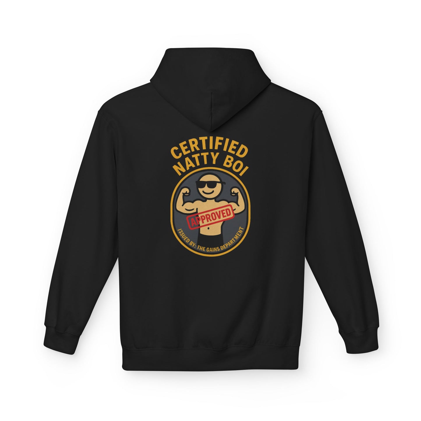 Lifetime Natty Midweight Hoodie | Certified Gym Enthusiast & Fitness Gift