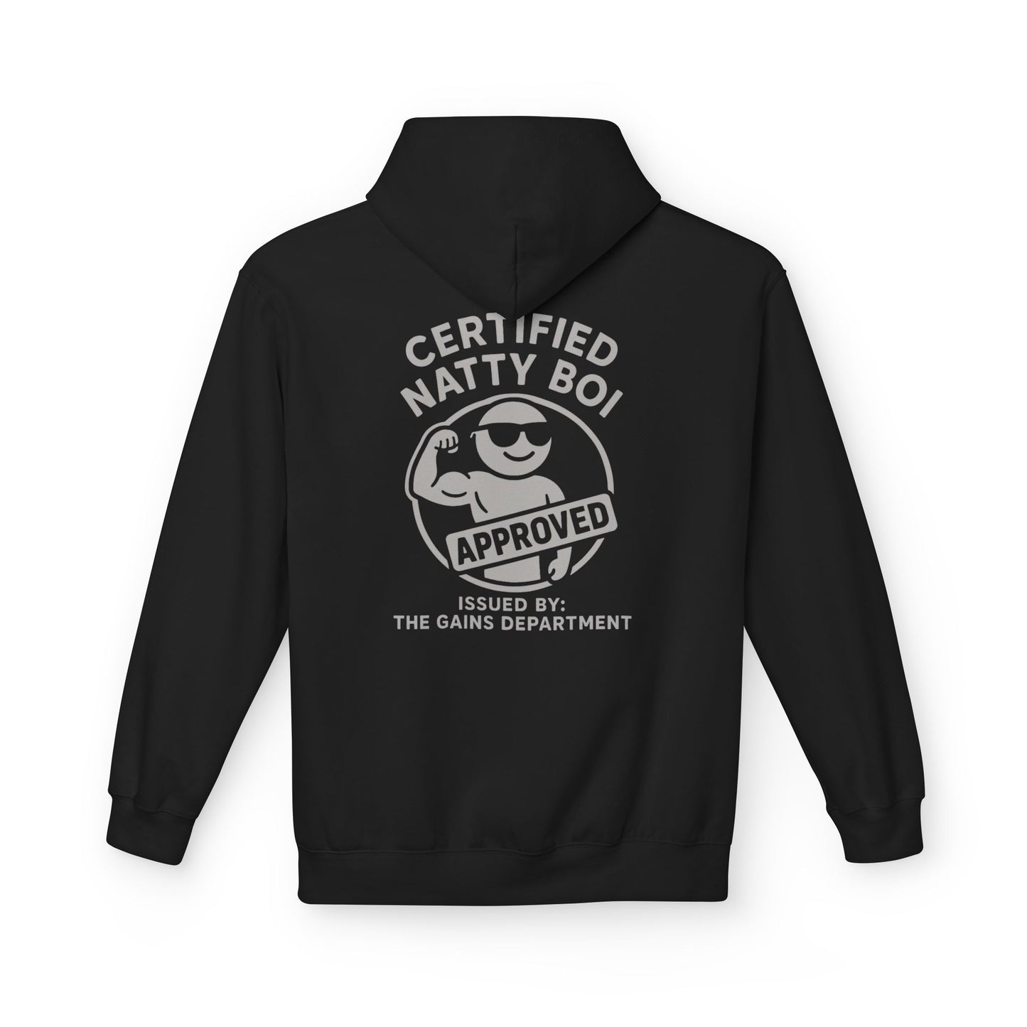Lifetime Natty Unisex Hoodie | Certified Natty Boi Gym & Fitness Gift