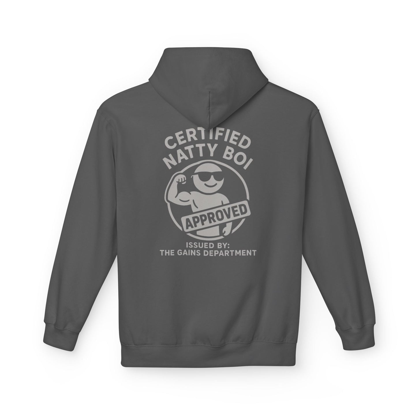Lifetime Natty Unisex Hoodie | Certified Natty Boi Gym & Fitness Gift