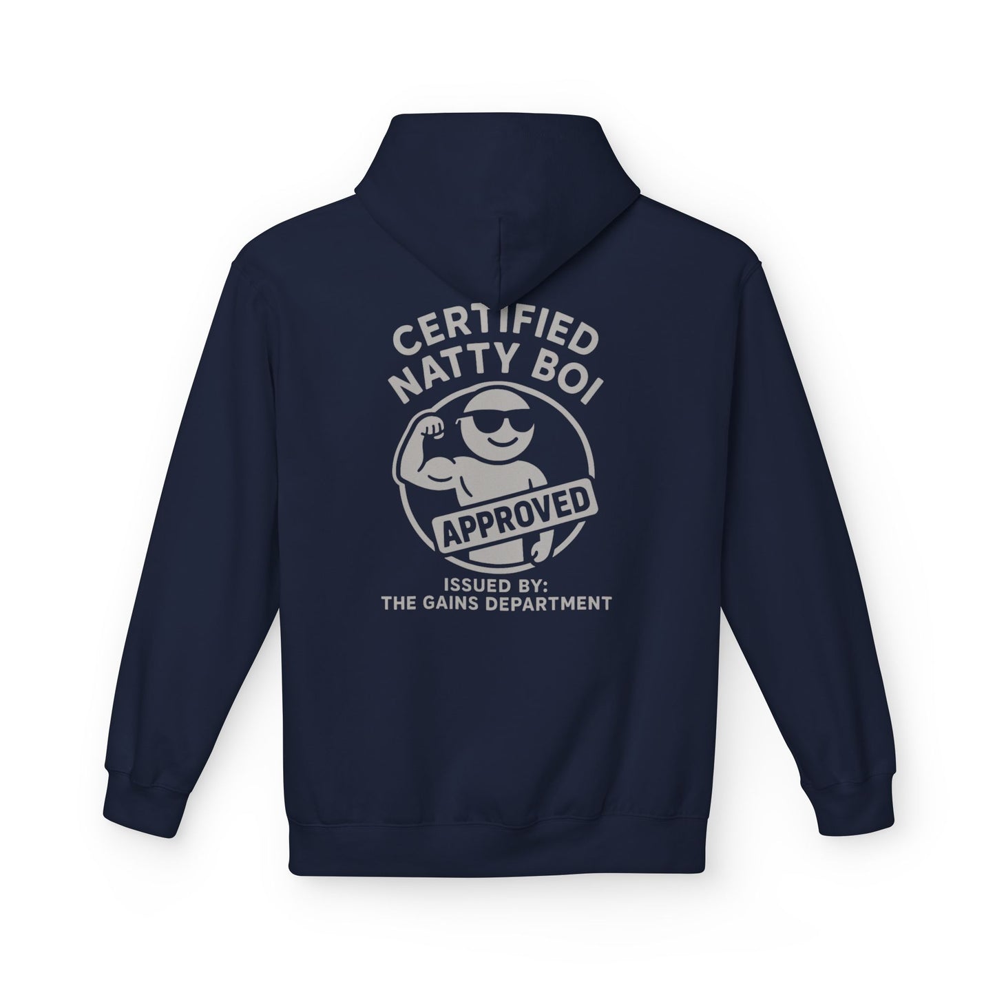 Lifetime Natty Unisex Hoodie | Certified Natty Boi Gym & Fitness Gift