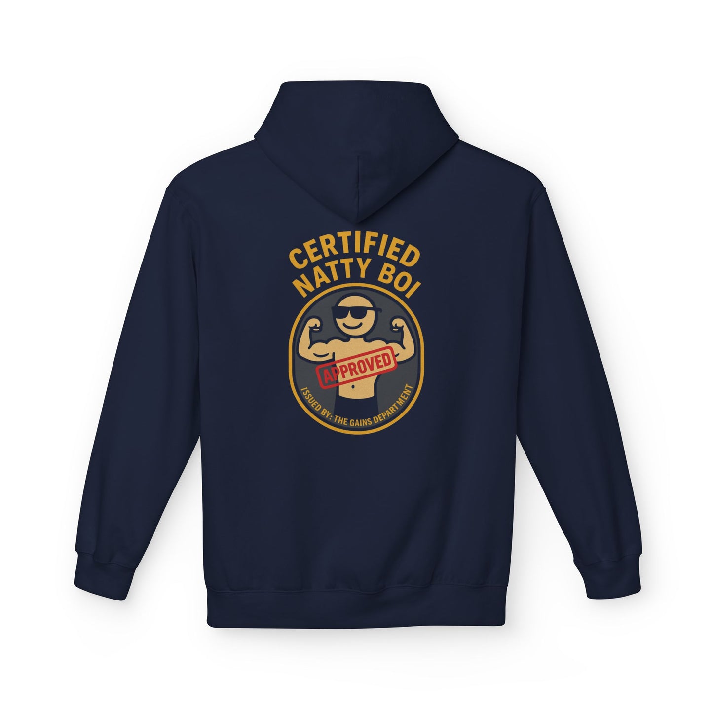 Lifetime Natty Midweight Hoodie | Certified Gym Enthusiast & Fitness Gift