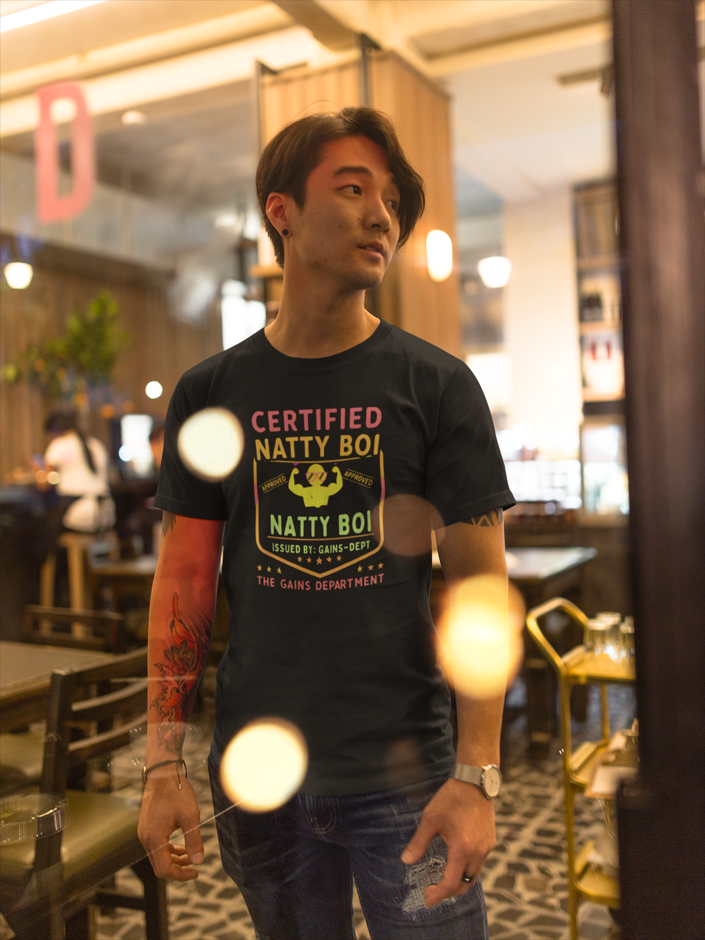Funny Gym Certified Natty Boi Tee - Unisex Jersey Short Sleeve T-Shirt