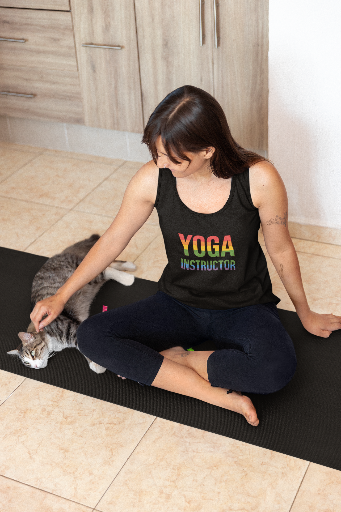 Colorful Pride Yoga Muscle Tank Top | Women's Activewear & Fitness Gift
