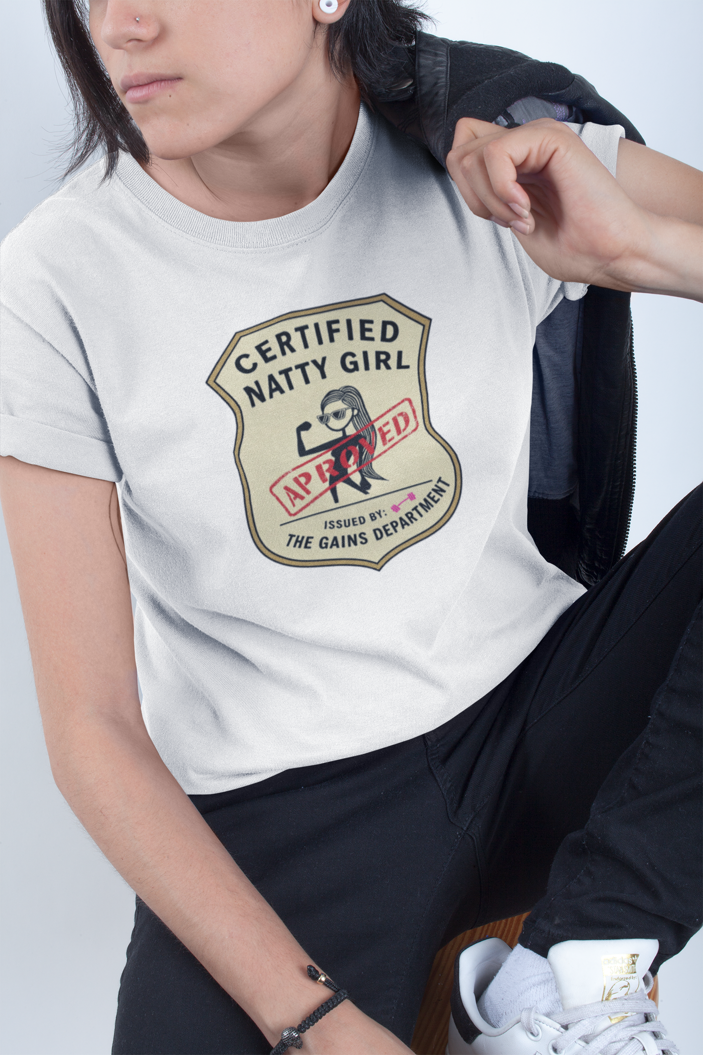 Certified Natty Girl Unisex Jersey Tee - Fun Retro Graphic Shirt