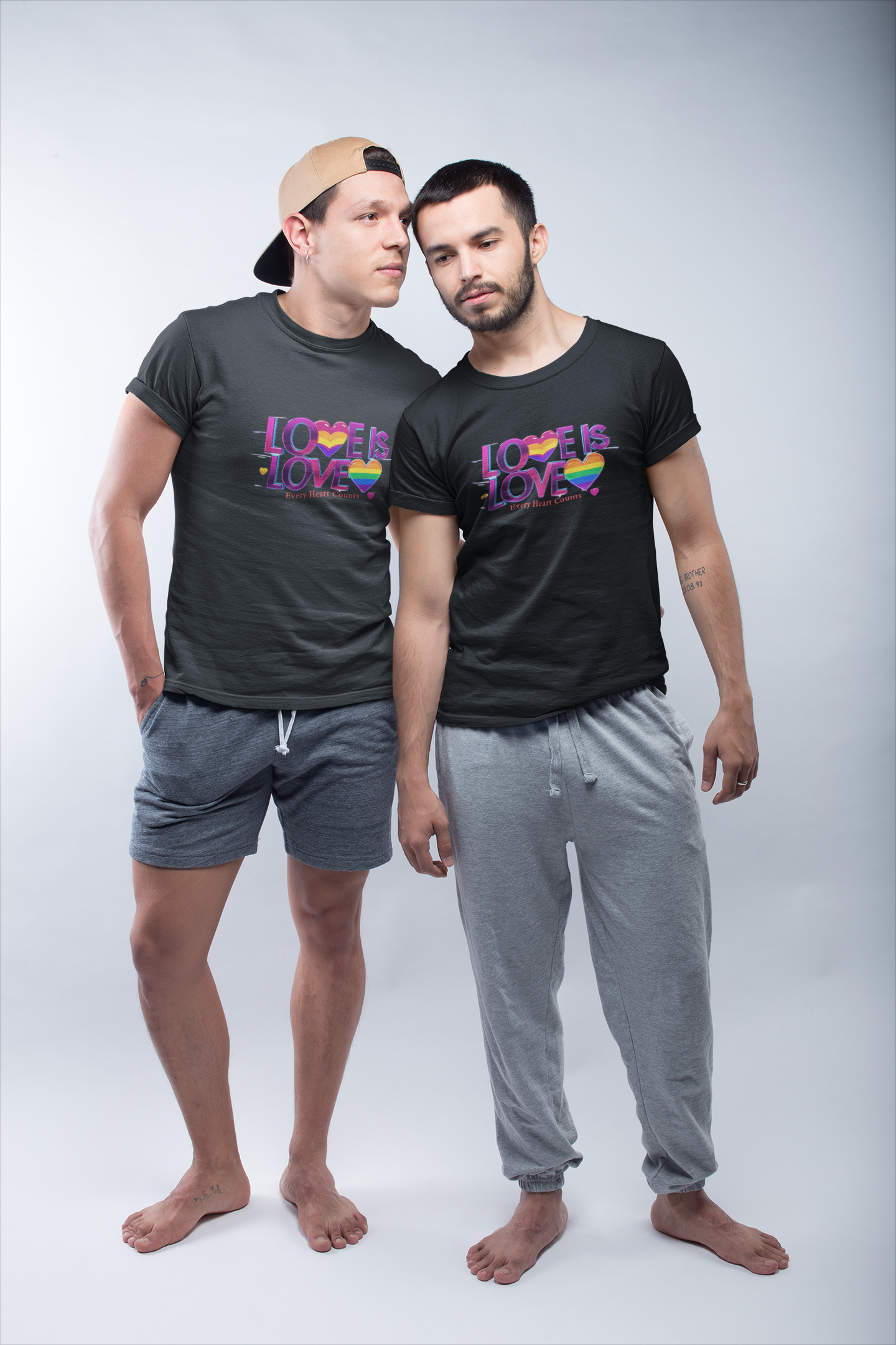 Pride Rainbow Heart T-Shirt | LGBTQ+ Apparel & Love Is Love Tee