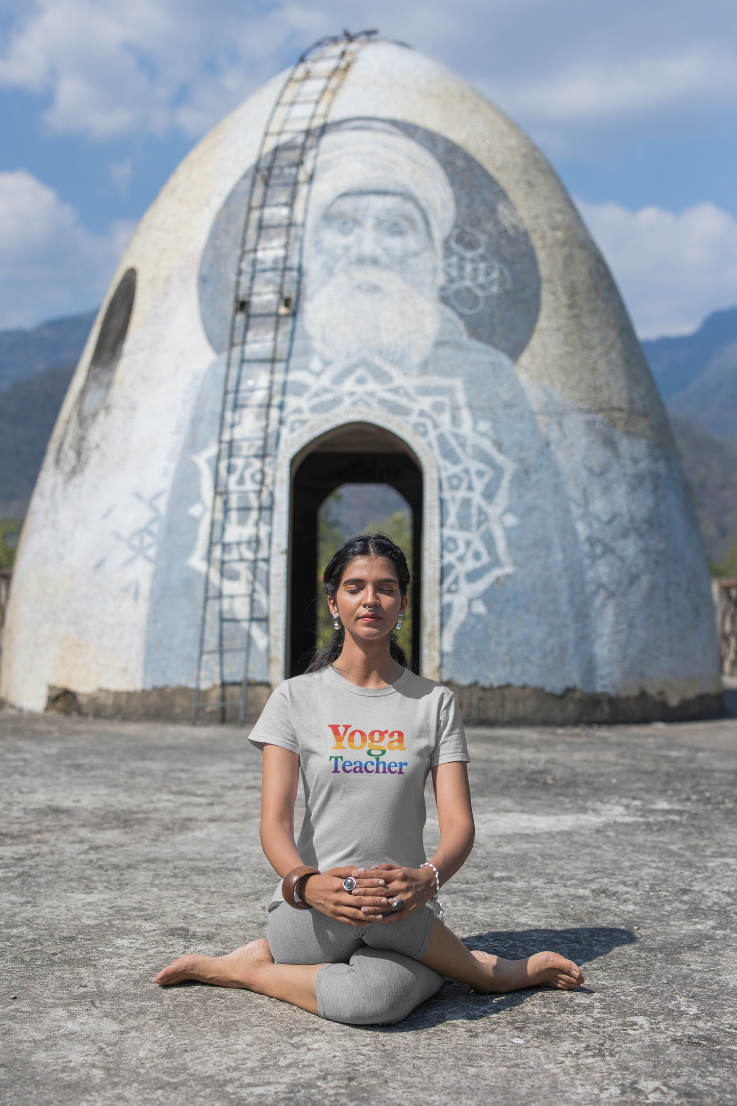 Yoga Teacher Vibes" Pride T-Shirt | Women's Yogi Gift & LGBTQ+ Apparel