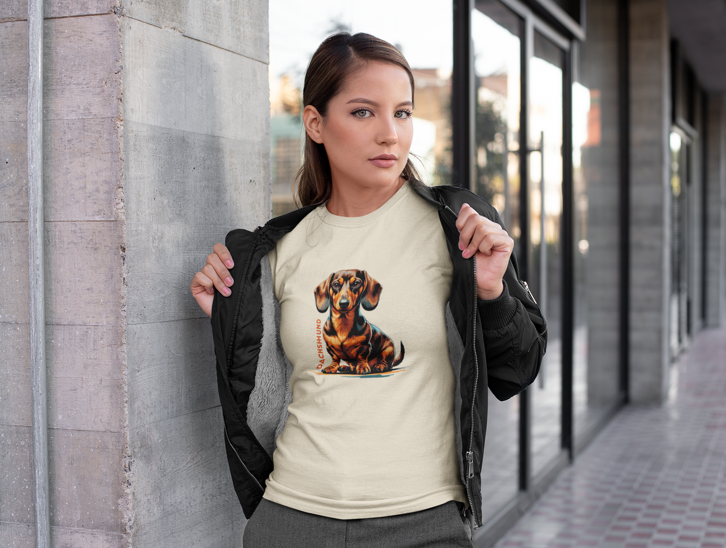 Adorable Dachshund T-Shirt | Dog Lover Tee & Pet Gift