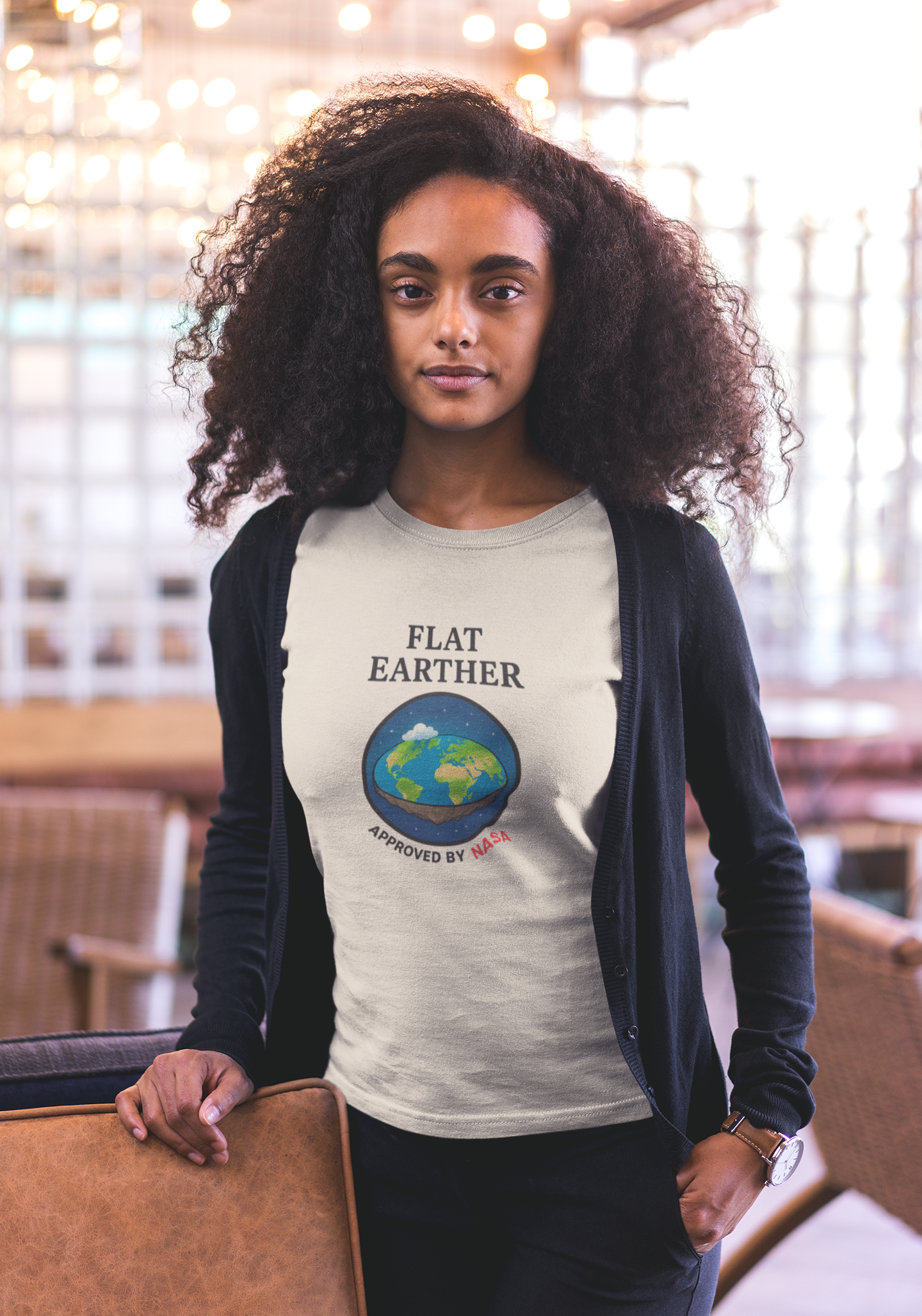 Flat Earther T-Shirt | Funny Conspiracy Theory Tee, Unisex Humorous Gift