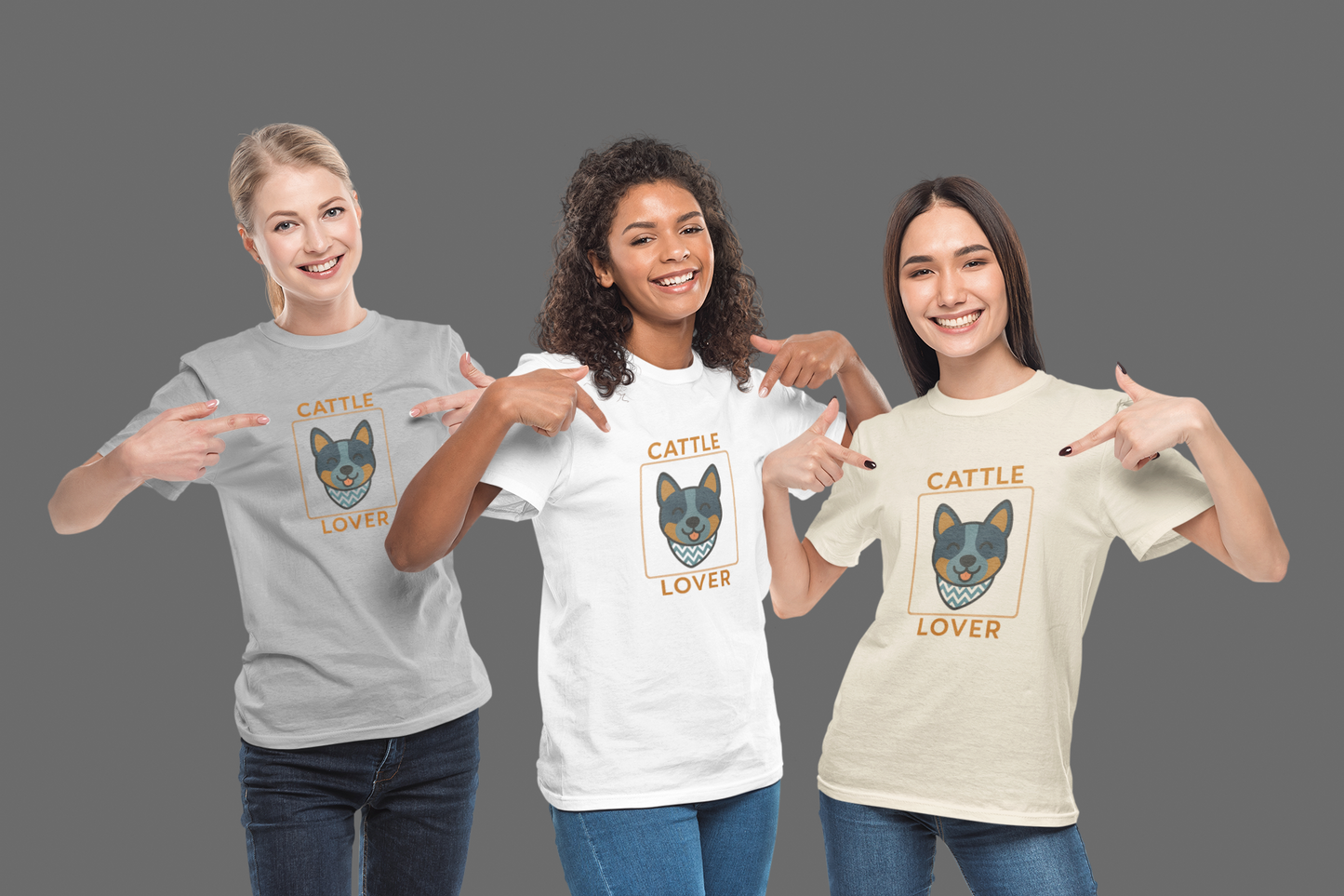 Australian Cattle Dog T-Shirt | Blue Heeler Dog Lover Gift, Unisex Pet Owner Tee