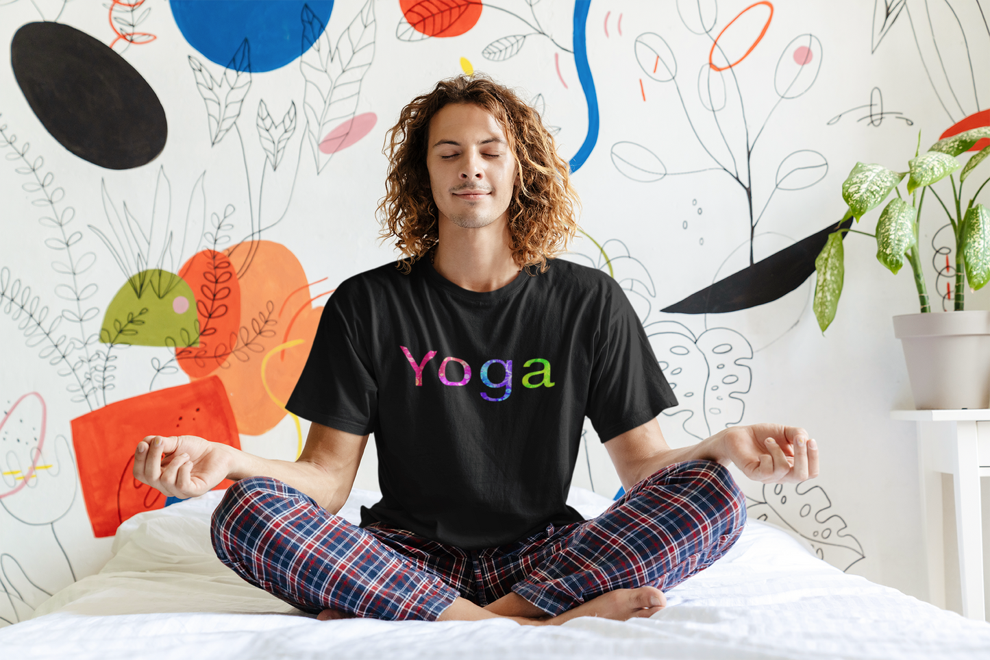 Yoga Vibes T-Shirt | Relaxed Fit Yoga Tee & Fitness Enthusiast Gift