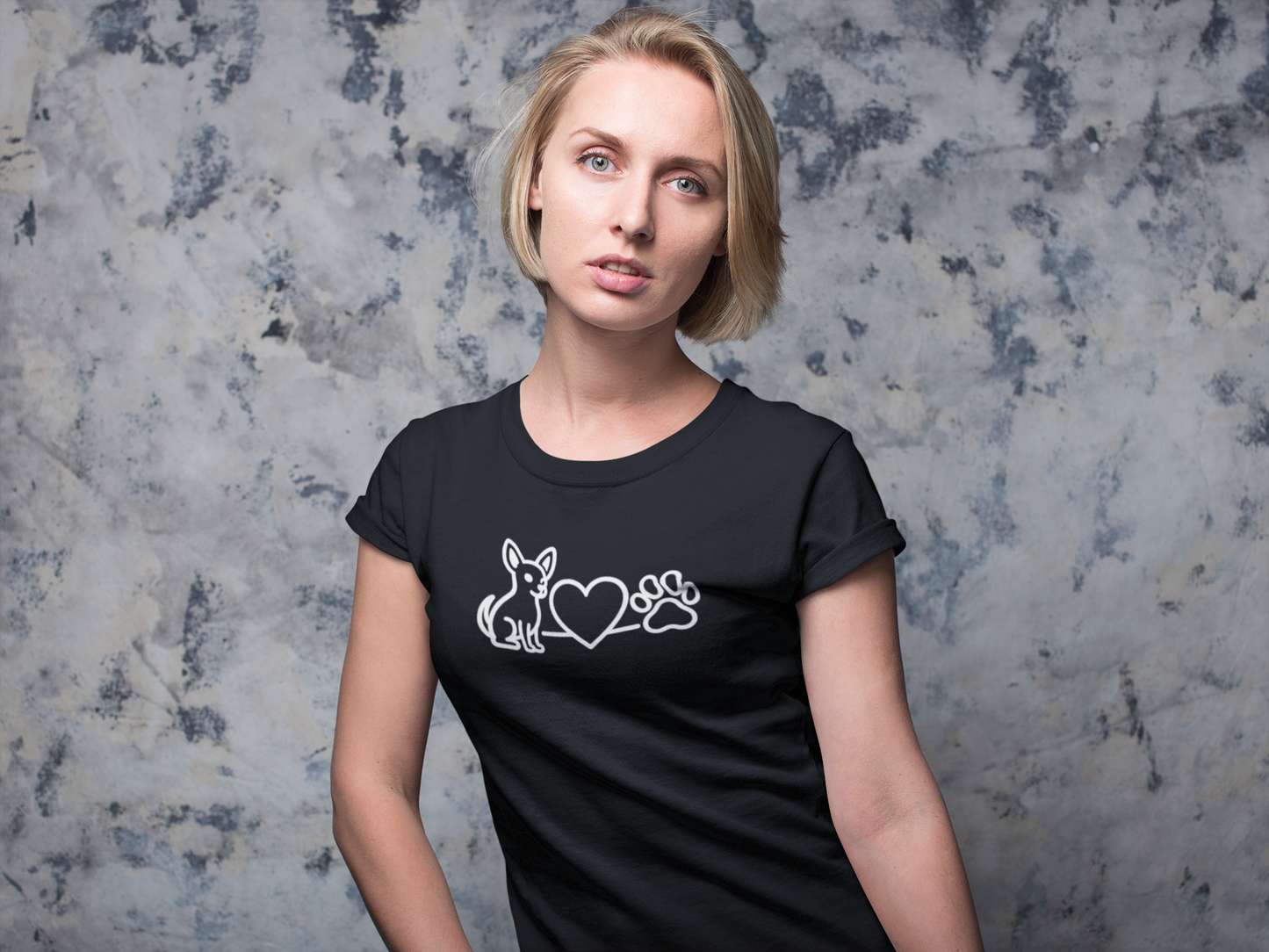 Charming Chihuahua Graphic T-Shirt | Cute Dog Mom & Pet Lover Gift