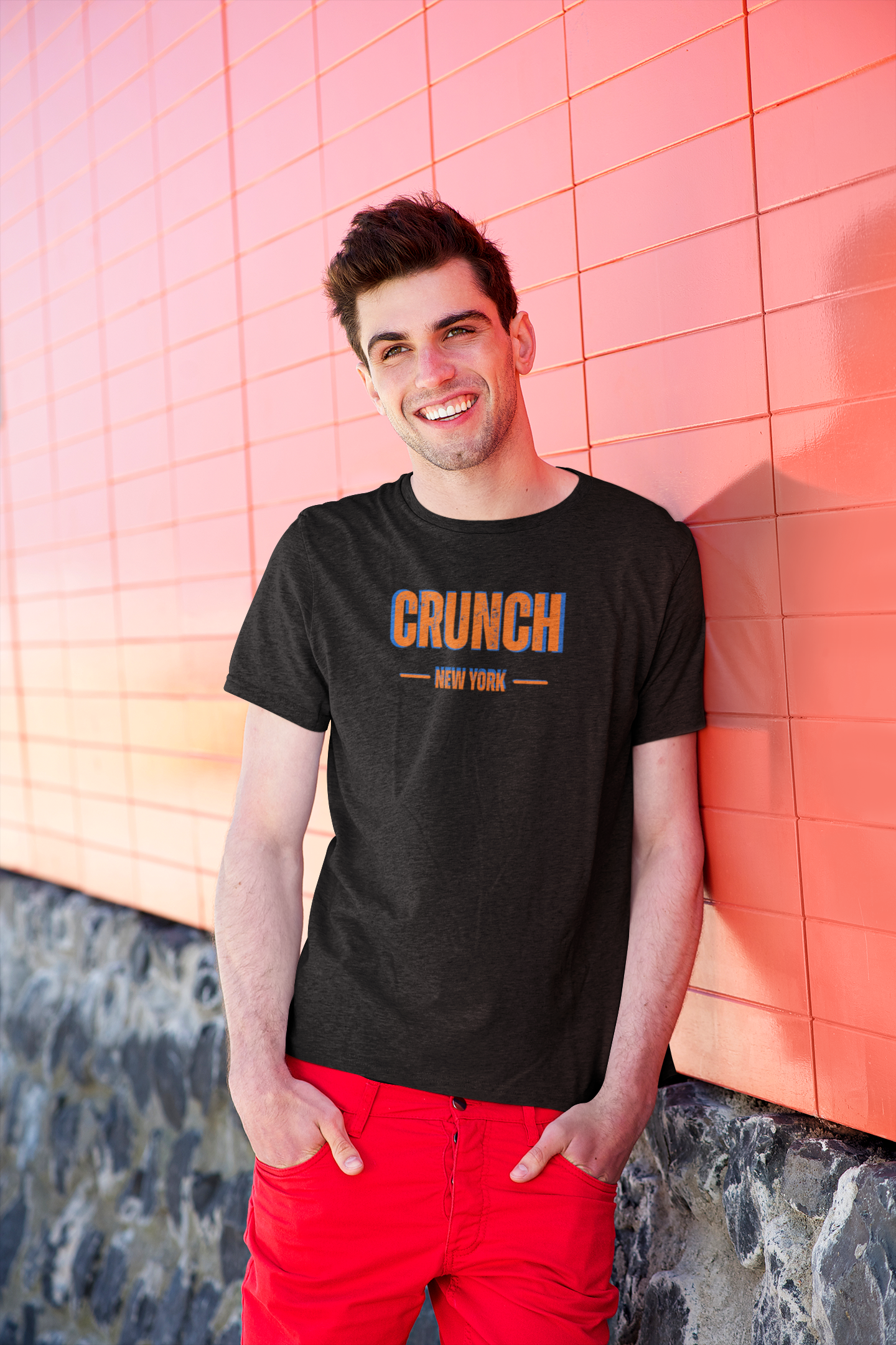 Vintage Crunch New York Tee - Unisex Jersey Short Sleeve, Urban Style, Retro Vibe, Unique Design