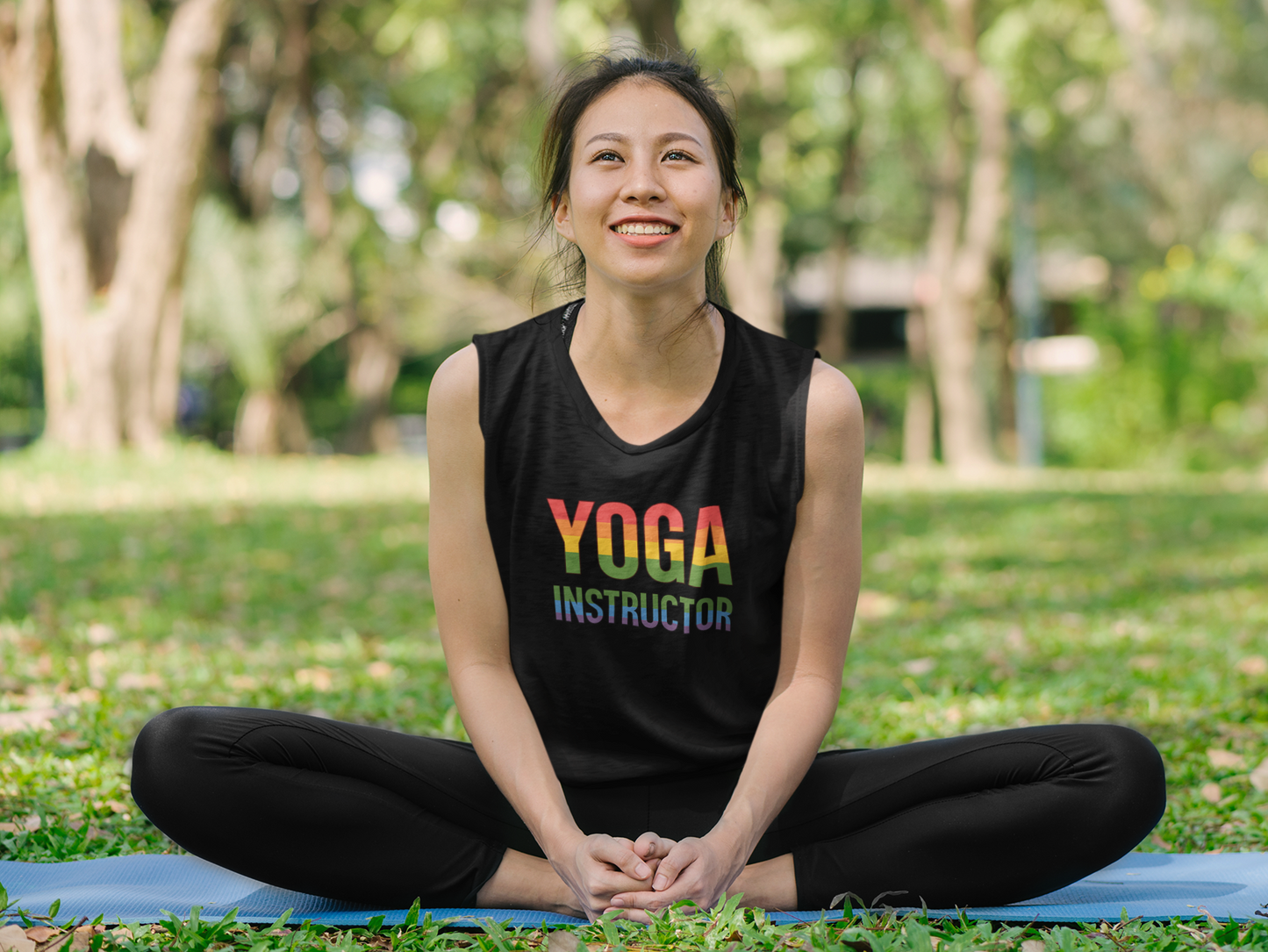 Colorful Pride Yoga Muscle Tank Top | Women's Activewear & Fitness Gift