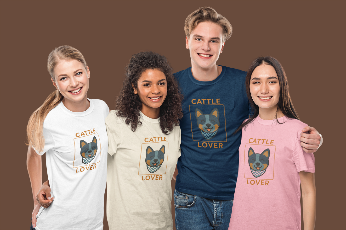 Australian Cattle Dog T-Shirt | Blue Heeler Dog Lover Gift, Unisex Pet Owner Tee