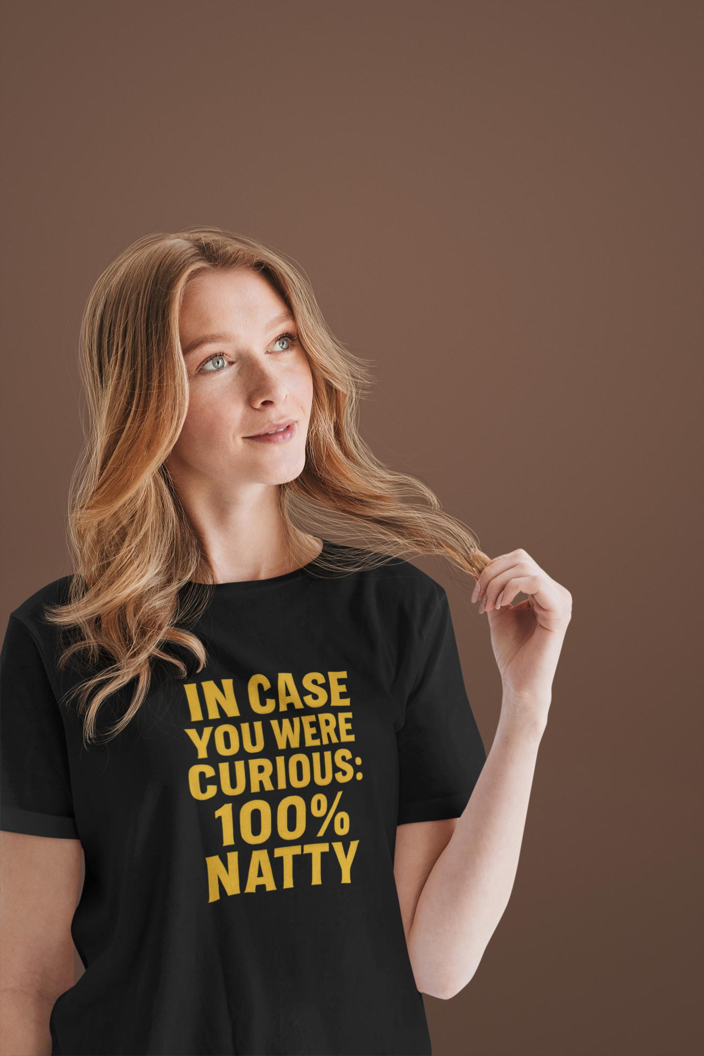 In Case You Were Curious 100% Natty T-Shirt | Funny Gym & Workout Tee