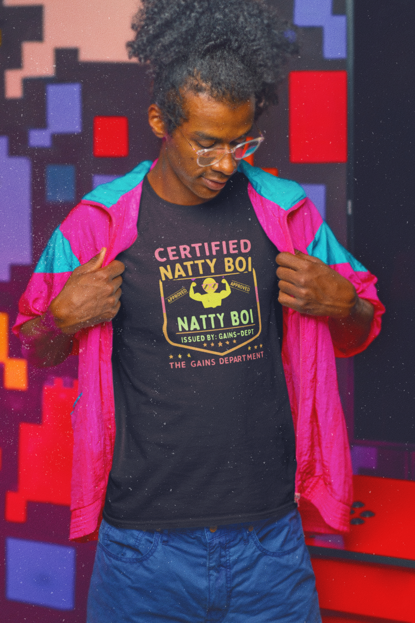 Funny Gym Certified Natty Boi Tee - Unisex Jersey Short Sleeve T-Shirt