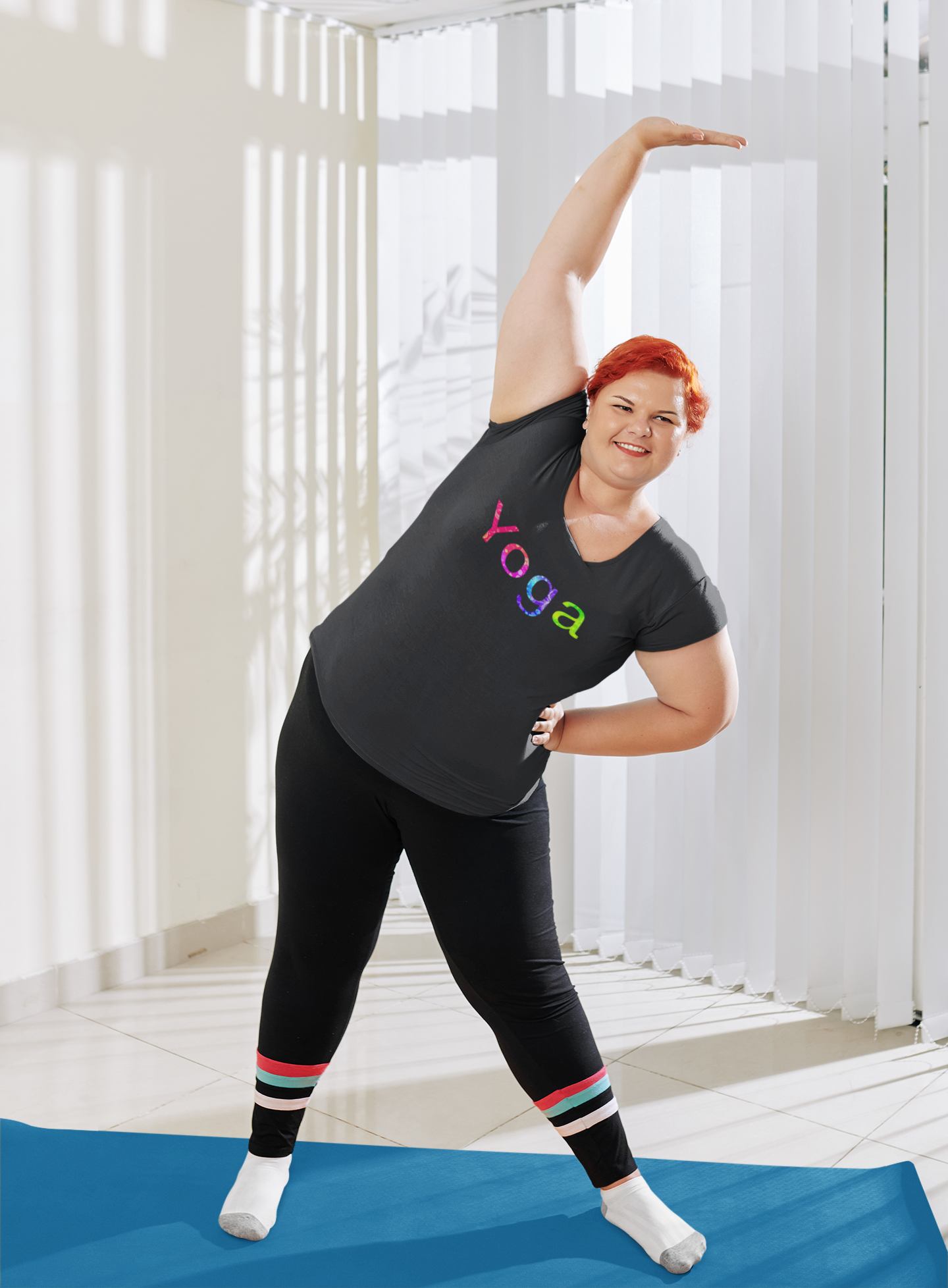 Yoga Vibes T-Shirt | Relaxed Fit Yoga Tee & Fitness Enthusiast Gift