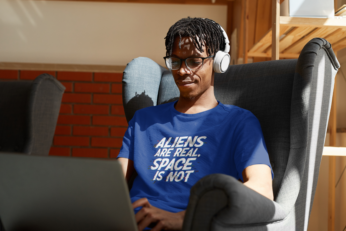 Funny Alien T-Shirt | "Aliens Are Real, Space Is Not" Unisex Tee