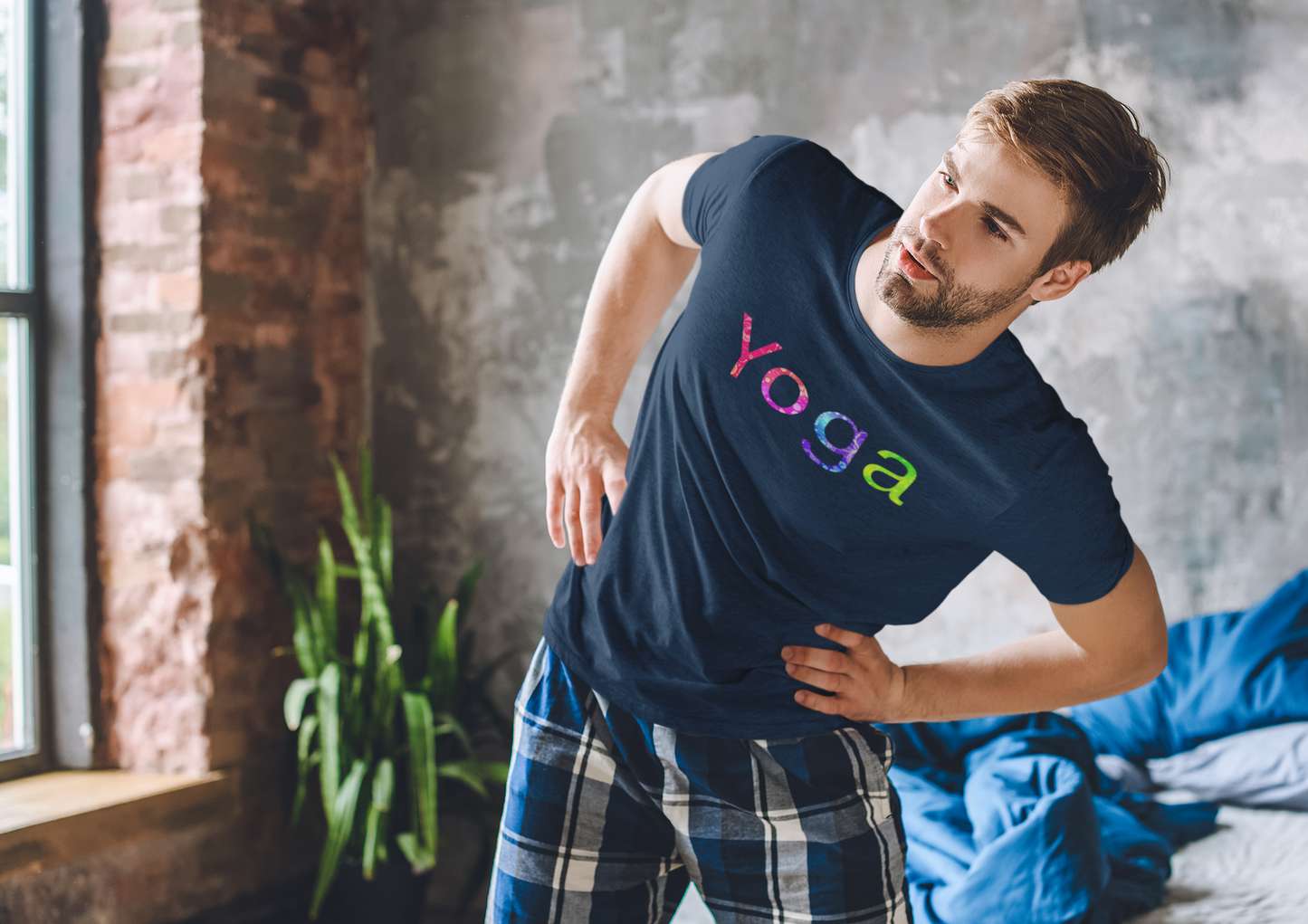 Yoga Vibes T-Shirt | Relaxed Fit Yoga Tee & Fitness Enthusiast Gift