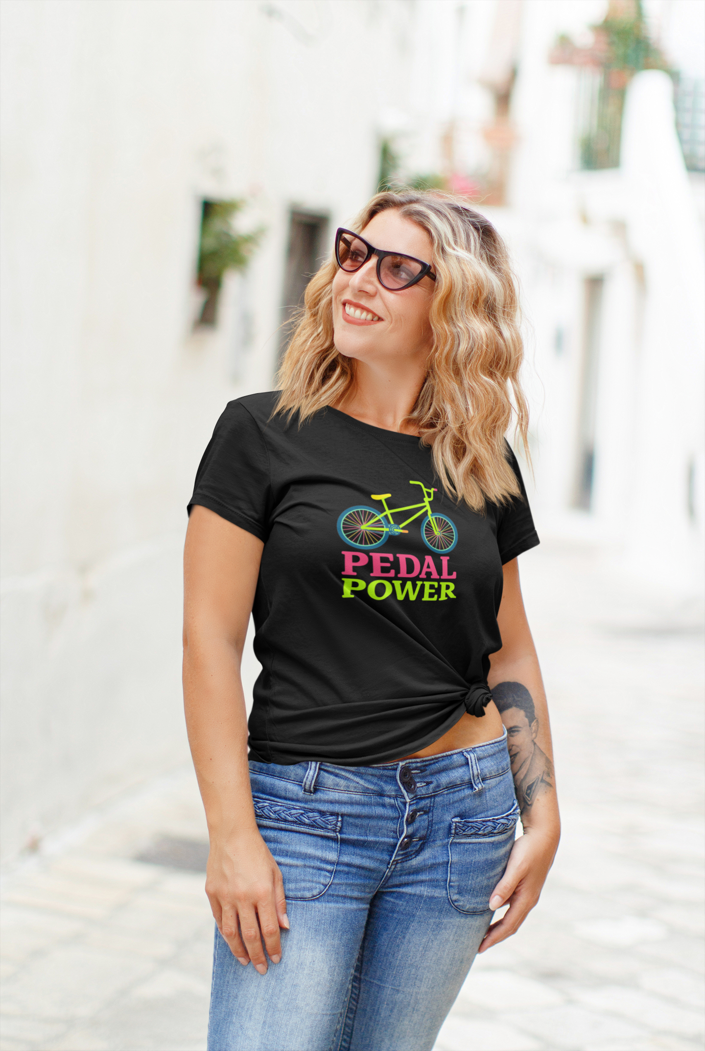 "Pedal Power" Unisex Cycling Tee | Bike Lover Gift & Workout Top