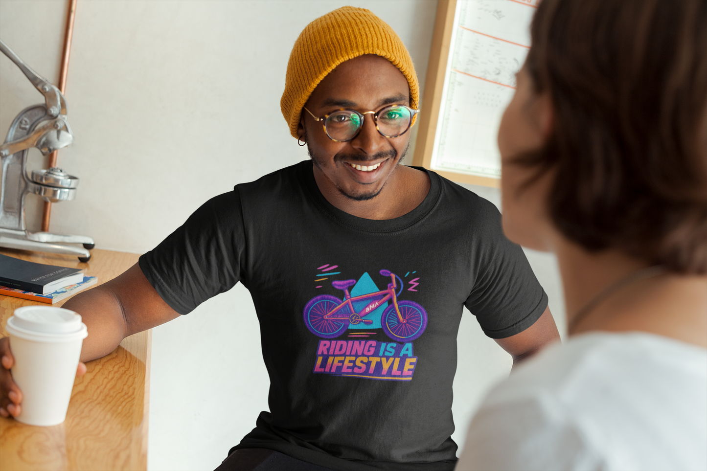 Riding Is a Lifestyle T-Shirt | Vibrant Cycling Tee & Biking Gift