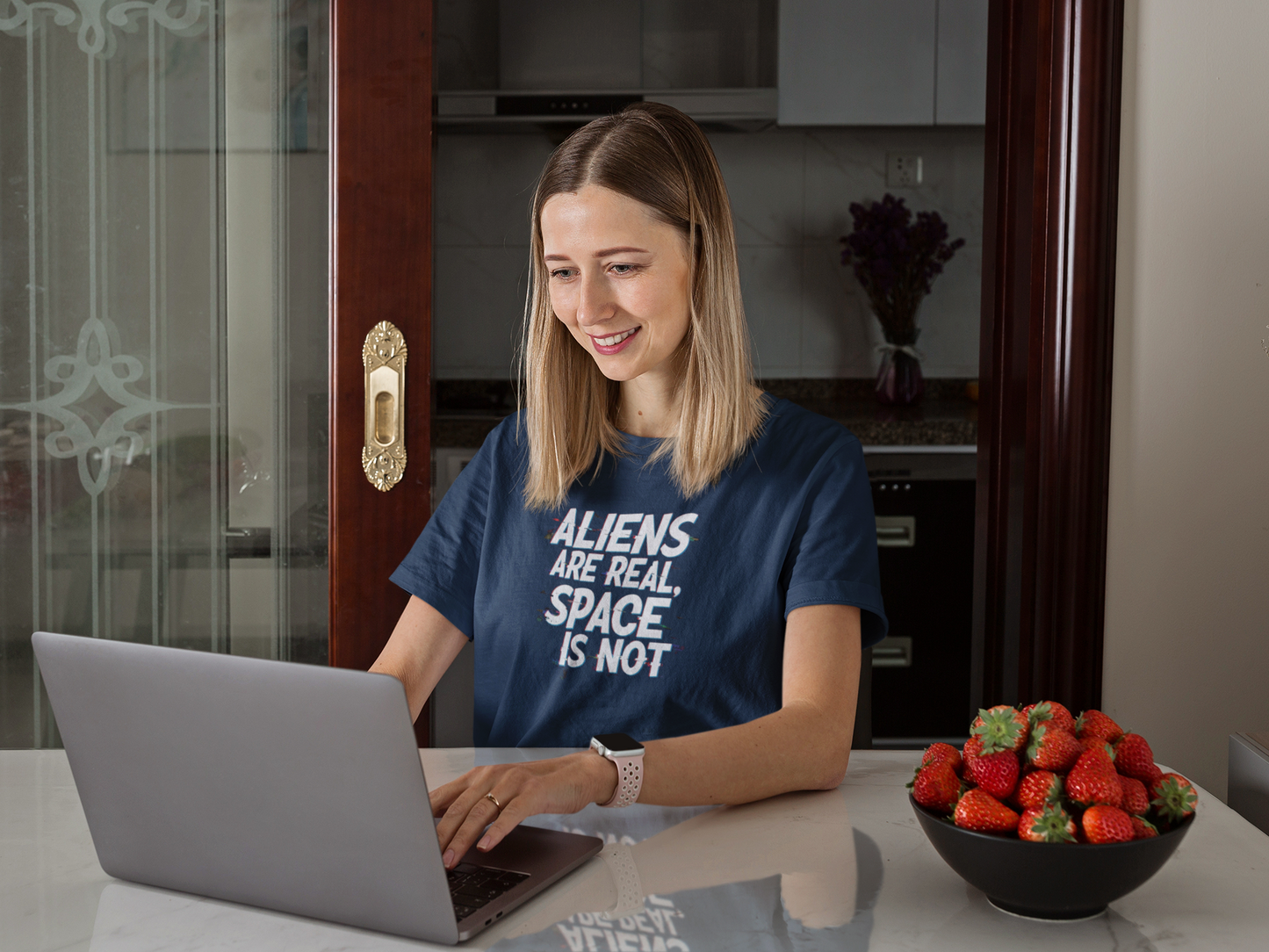 Funny Alien T-Shirt | "Aliens Are Real, Space Is Not" Unisex Tee