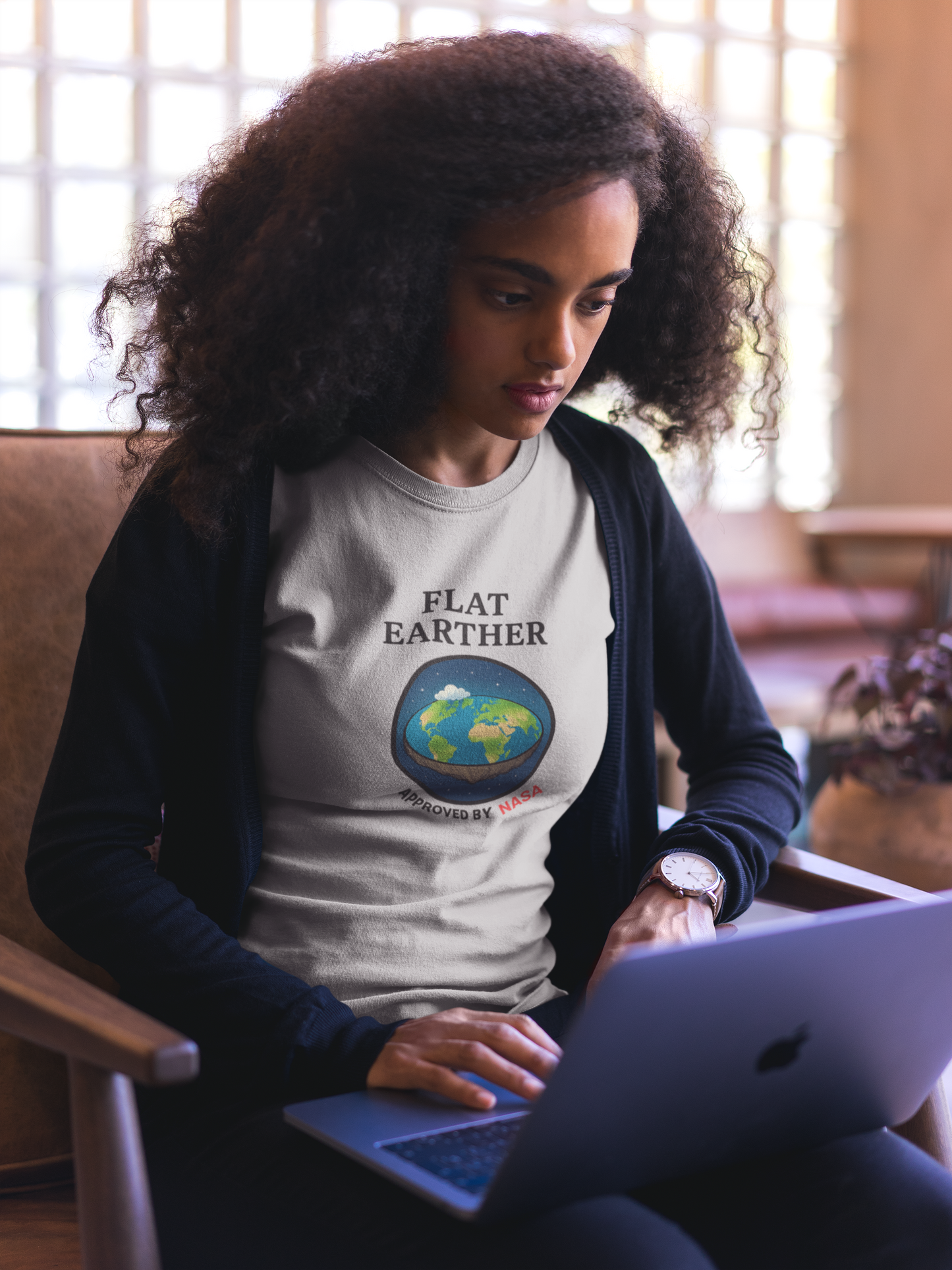 Flat Earther T-Shirt | Funny Conspiracy Theory Tee, Unisex Humorous Gift