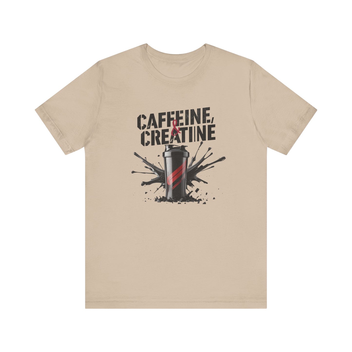 Energizing Caffeine & Creatine Tee | Gym Shirt & Motivational Athlete Gift