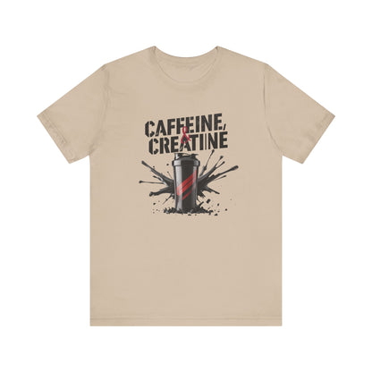 Energizing Caffeine & Creatine Tee | Gym Shirt & Motivational Athlete Gift
