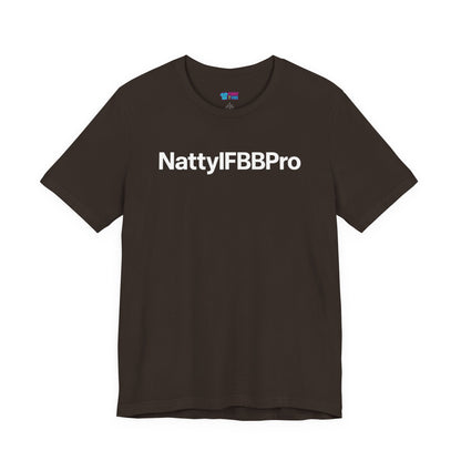 Natty IFBB Pro Unisex T-Shirt Minimalist Gym Tee