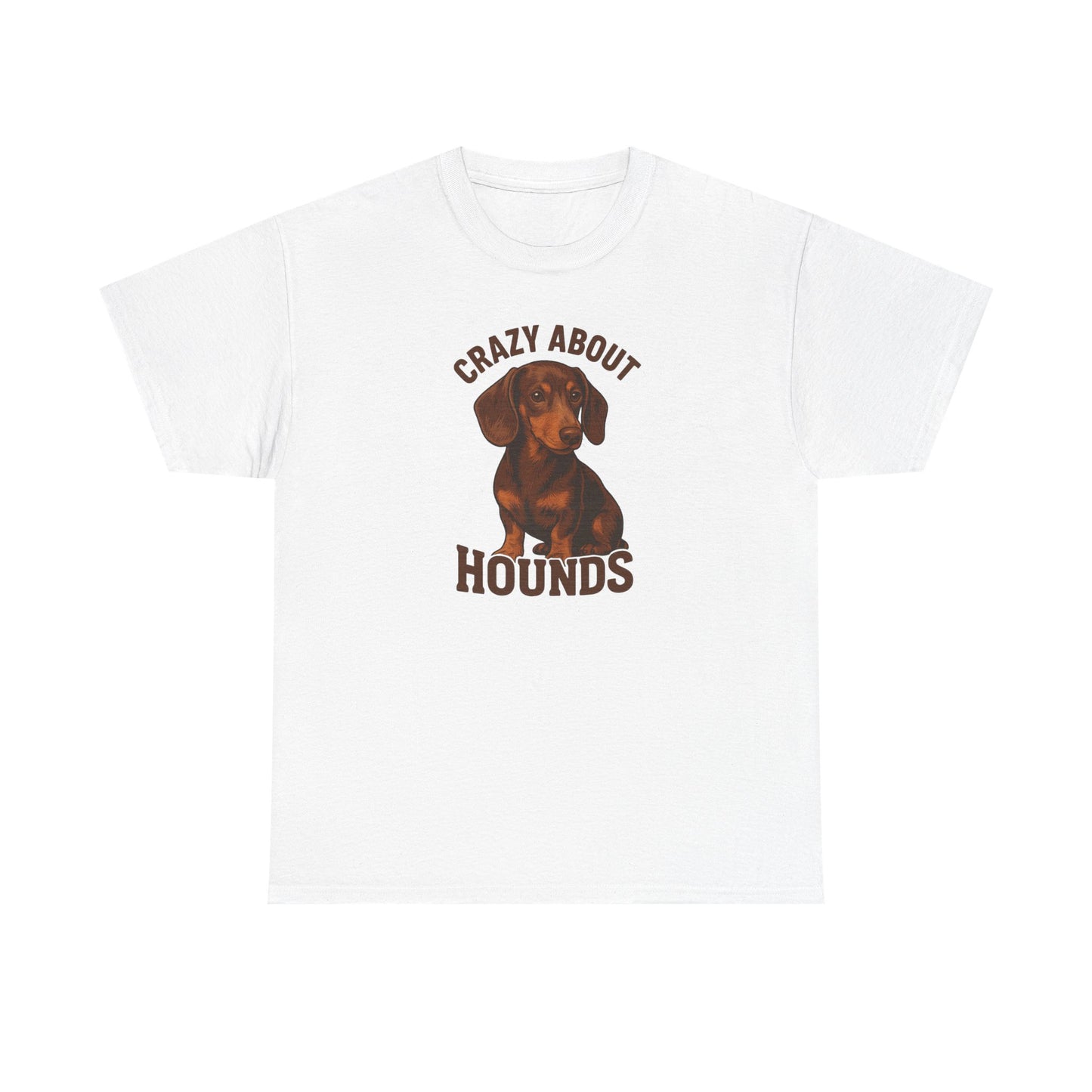 Crazy About Hounds Unisex Tee | Dog Lover Gift & Pet Owner Shirt
