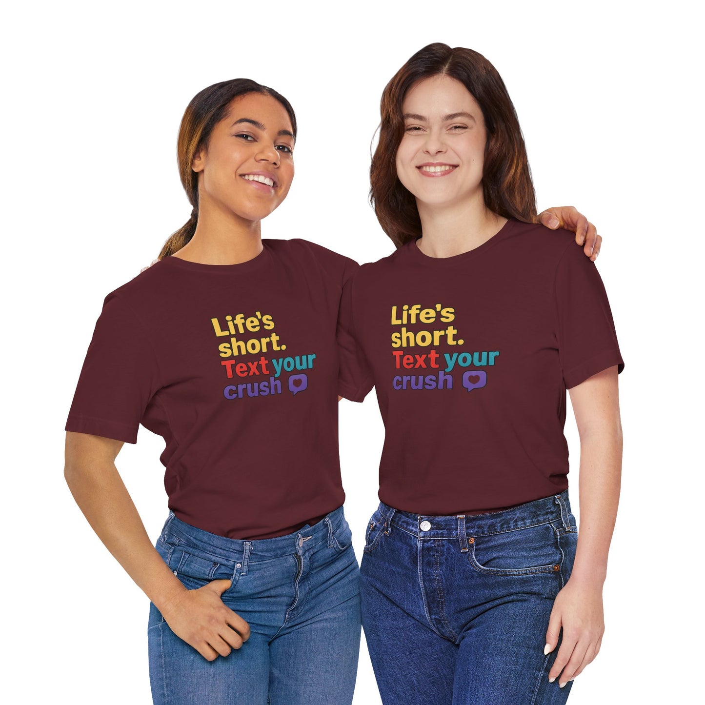 Text Your Crush T-Shirt | Cute Retro Graphic Tee