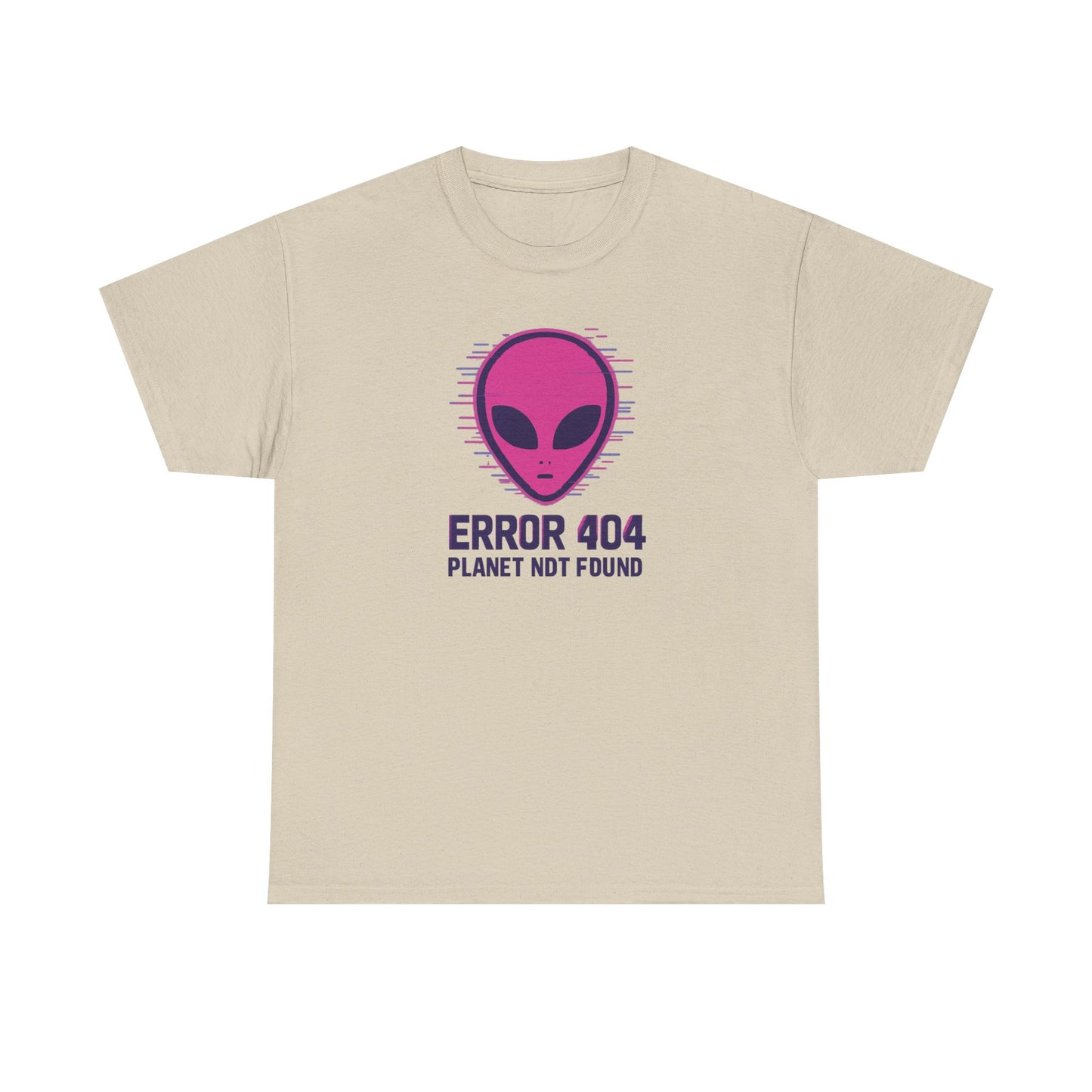 Alien Error 404 T-Shirt | Funny UFO Shirt | Retro Geek Tee | Unisex Sci-Fi Gift | Humorous Casual Apparel