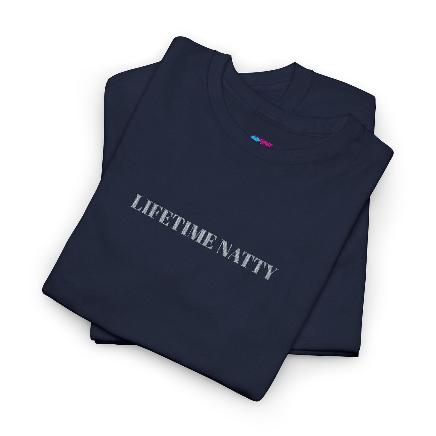 Embroidered Lifetime Nitty Minimalist Graphic Tee