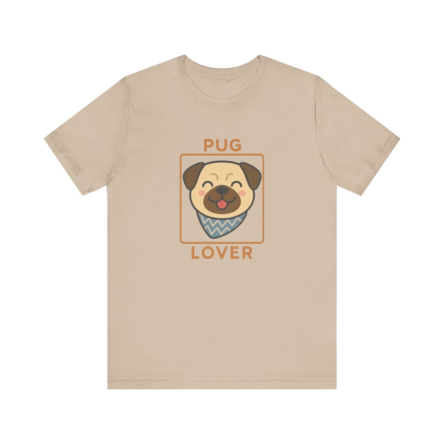 Pug Lover Tee, Cute Dog Shirt, Unisex Pet Apparel, Animal Lover Gift, Casual Everyday Wear, Birthday Gift for Dog Lovers