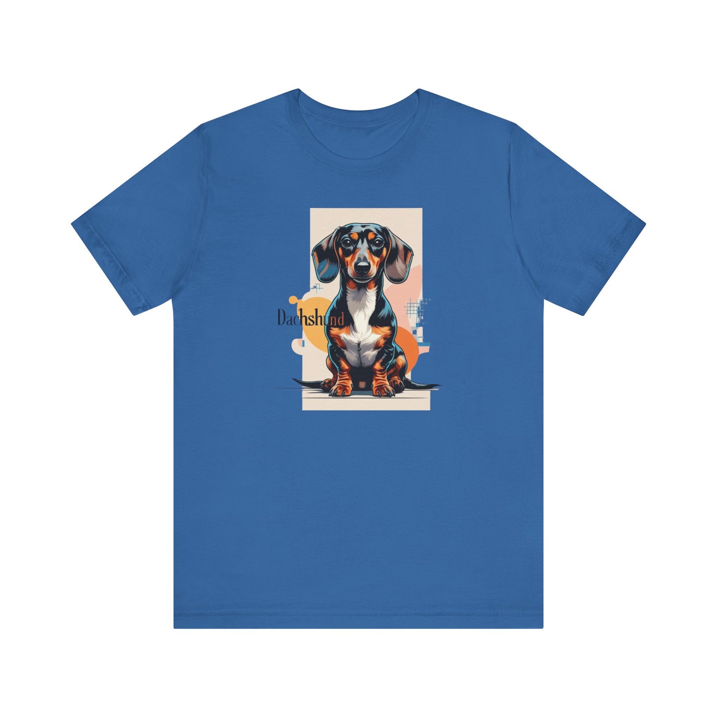 Dachshund Lover's Unisex Tee, Cute Dog Graphic Shirt, Animal Art Tee, Pet Lover Gift, Casual Dog Tee, Birthday Gift Idea