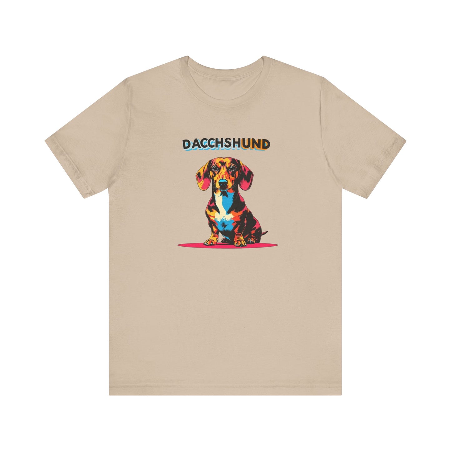 Colorful Dachshund Tee - Unisex Dog Lover T-Shirt, Gift for Pet Owners, Cute Casual Wear, Animal Advocate Apparel, Perfect for Birthdays