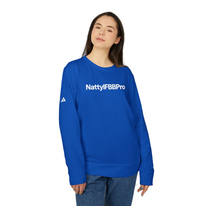 Adidas Natty IFBB Pro Crewneck Gym Fleece Sweatshirt