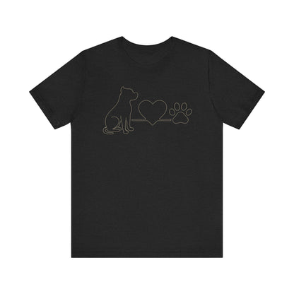 Pitbull Dog Lover T-Shirt | Unisex Pet Owner Gift & Dog Mom/Dad Tee